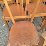Set of 10 Luterma bistro chairs