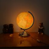 Vintage Globe Earth Perrina 1950-60 bright (Glass - chrome)