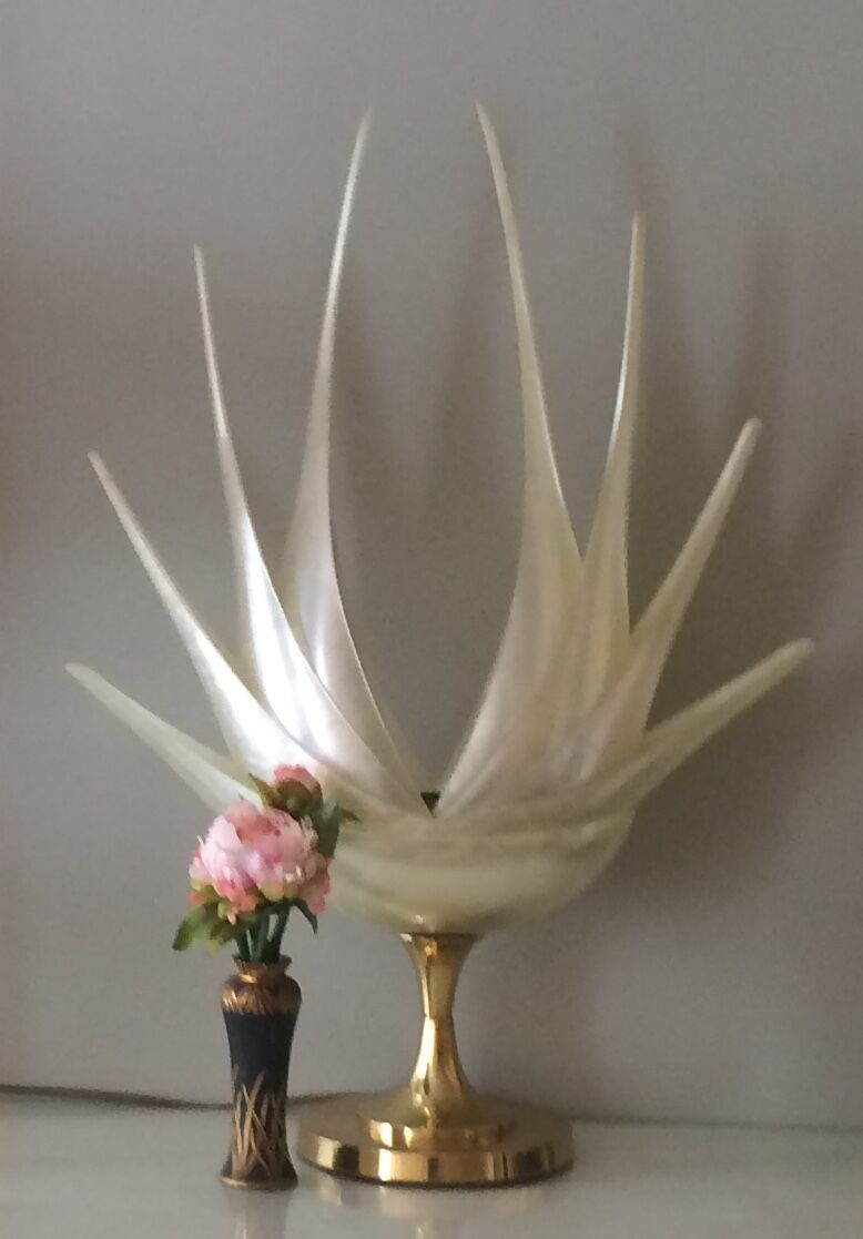 Seashell lamp, Maison Rougier, 70