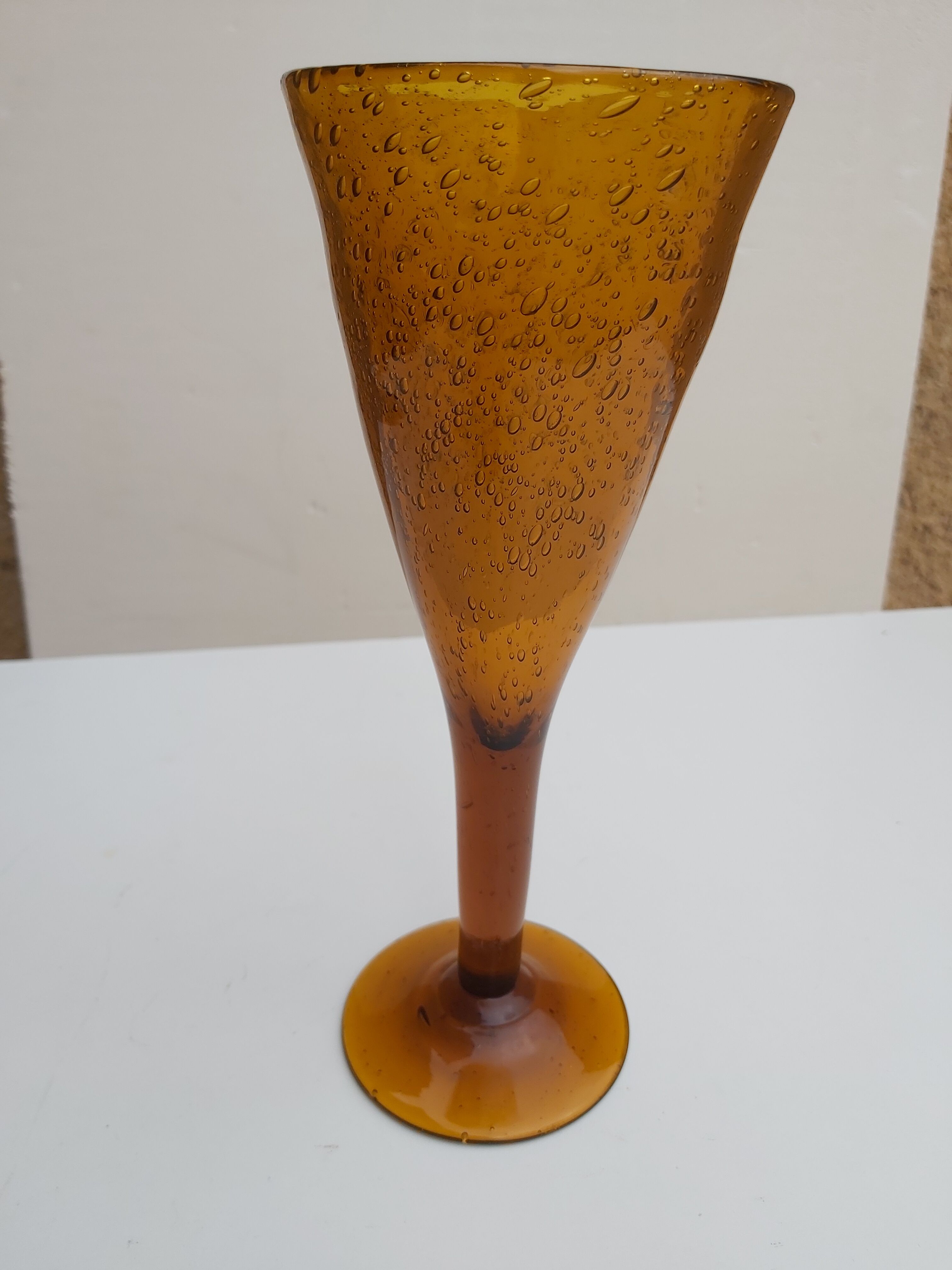 Large glass blown vase