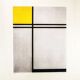 Limited edition lithograph by Piet Mondrian from the 1970s, pencil numbered.