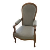 Late 19th century Voltaire rocking chair