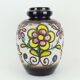 huge scheurich  FLOORVASE colorful fat lava flower decor model 286-42