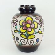 huge scheurich  FLOORVASE colorful fat lava flower decor model 286-42