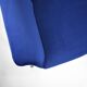 Canapé vintage deux places, république démocratique allemande, 1960, bleu marine, velours