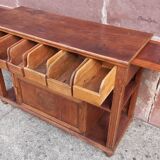 1950s restaurant serving trolley (serving console or coffee cabinet)