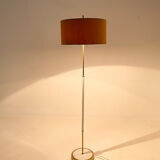 Mid Century Floor Lamp, Germany, 1970's, New Handmade Lampshade