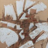 Marie-Paule Duault, abstract gouache on paper, 1950s