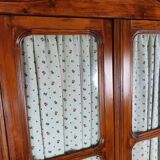 Rustic Wardrobe in Fir with Curtains