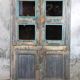 Indian furniture glass cabinet, 4 doors 2 shelves