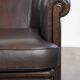 Set of a sheepskin sofa together with its matching club armchair