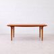 Dining table with extension leaf, Johannes Andersen, Uldum Møbelfabrik