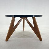 Table basse du milieu du siècle en finition brillante