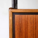 Vintage bookcase with black details