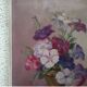 Reyne Marin DE PYERNE (20th century) Still life with bouquet of flowers oil on panel