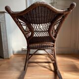 Rocking-chair wicker