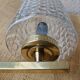 Wall light 60's glass and brass