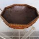 Coupe / panier ikebana japon bambou tressé XXth