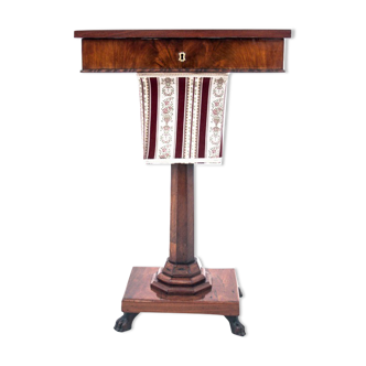 Biedermeier thread table, Northern Europe, circa 1860. After renovation.