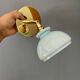 Vintage blue opaline lampshade wall lamp