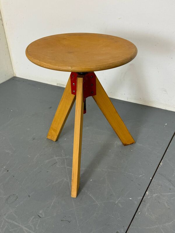 Tabouret pivotant moderniste italien par D'Urbino & Lomazzi, De Pas pour Zanotta,