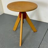 Italian modernist swivel stool by D’ Urbino & Lomazzi, De Pas for Zanotta,