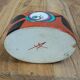 Vintage hand-painted set – tray + coconut tree + mini ramekin