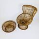 Margherita armchair and its ottoman, by Franco Albini, 1951