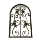 Art Nouveau wrought iron mirror