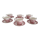 Myotts Country Life Set of 6 Cups and Saucers - England