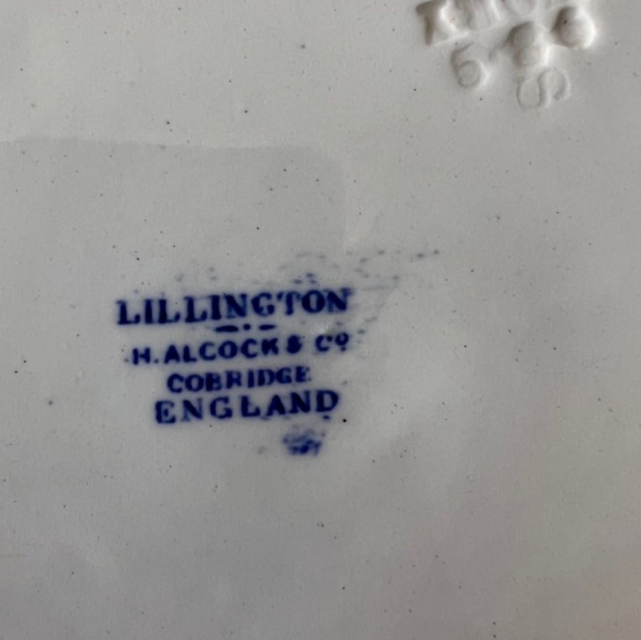Plates Lillington, Cobridge England