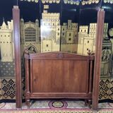 Walnut bed 120x190 cm