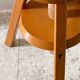 Vintage Solid Beech Screw Stool