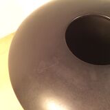 Modernist vase "mushroom" black ceramic