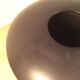 Modernist vase "mushroom" black ceramic