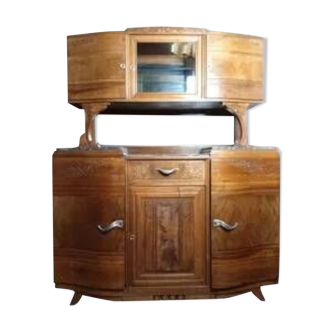 Two-body art nouveau sideboard