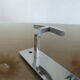 Coat rack in chrome brass 2 hooks 70s