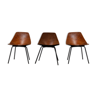 Chairs pierre Guariche for Steiner, 1954