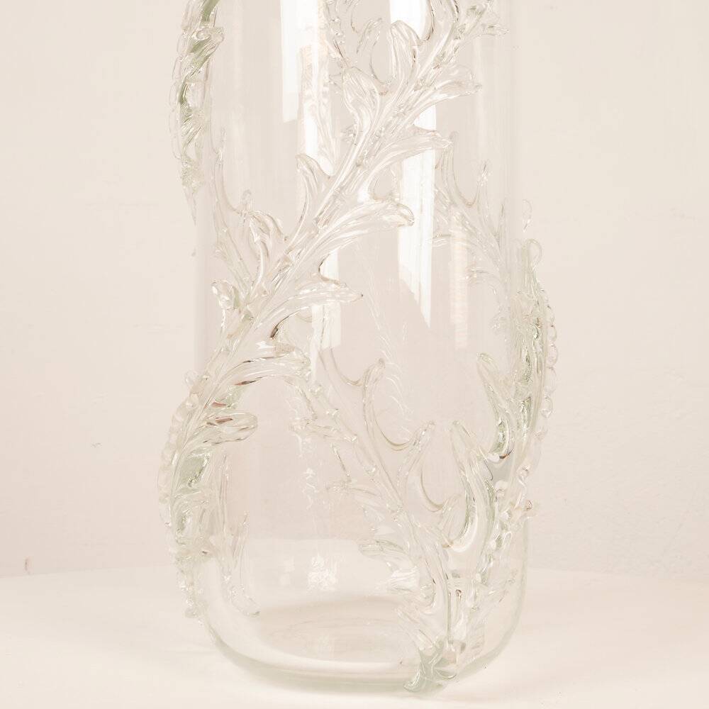 Rare monumental Piumato vase by Barovier & Toso, 1940s