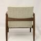 Armchair GFM-142 by Edmund Homa 1960s beige fabric.