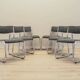 Set of six chairs, Italian design, 1980s, production: Italy