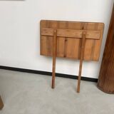Solid pine table with its extension, 1950s