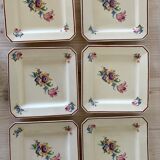 Square dessert plates