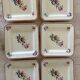 Square dessert plates
