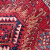 Tapis coureur vintage du Moyen-Orient Malayer fait main en laine 108 x 321