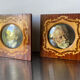 Pair of wooden picture frames