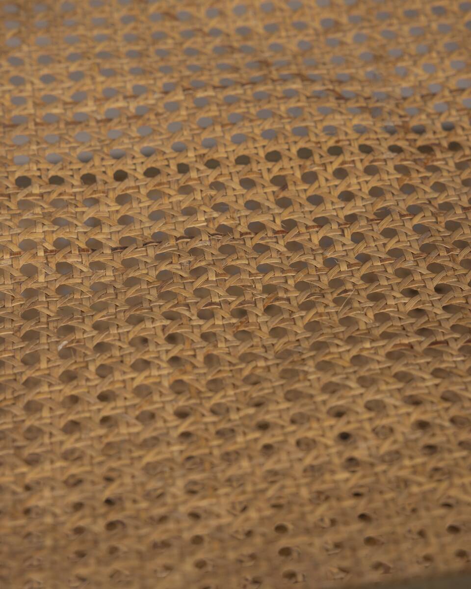 VINTAGE 1960S MAGAZINE RACK IN BRASS AND VIENNA STRAW ITALIAN DESIGN