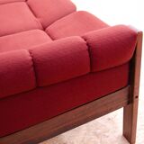 Canapé lounge trois places vintage de style scandinave, 1970