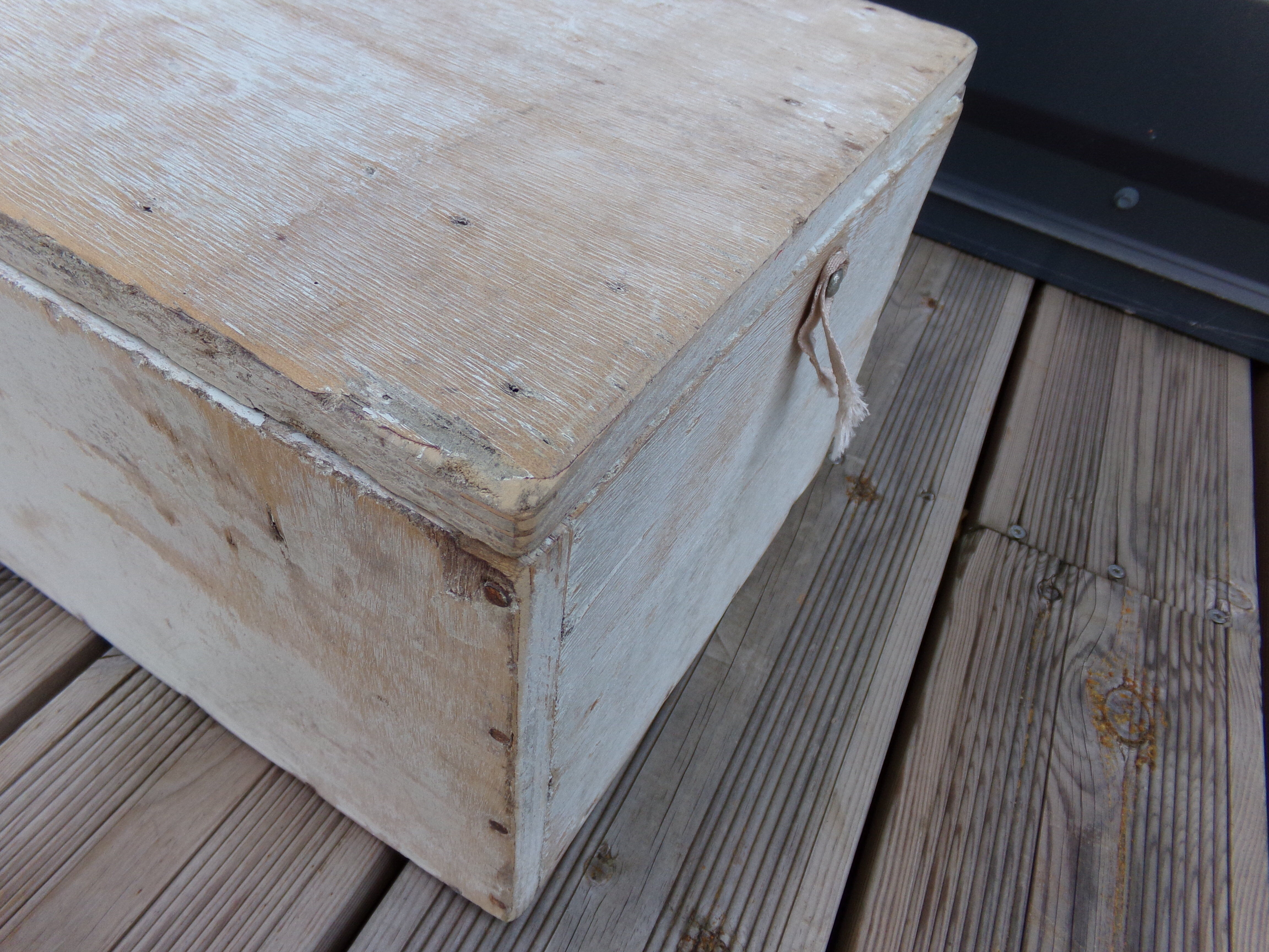 Wooden storage chest