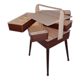 Boîte à coudre du milieu du siècle avec Asystent 1950/60s